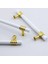Mobilya Mutfak Dolabı Çekmece Dolap Kulpları Kapak Kulpu Kulbu Beyaz Altın 128 mm Metal KULP12.8 cm 3