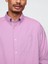 Erkek Mor Desenli Oxford Big Gömlek 3