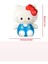 Hello Kitty Kedi Pati Kuromili Oyuncak Figür Anime Yumuşak Squishy Stress Oyuncak Sukuşi 4
