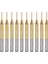 Pcb Makinesi Için 10 Adet Titanyum Kaplama Karbür, 1/8 Inç Şaft 0.9mm (Yurt Dışından) 1