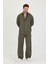 Erkek Oversize Rahat Kalıp Gömlek-Pantolon Alt-Üst Takım 5