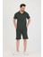 Erkek Polo Yaka Tshirt ve Şort Alt Üst Takım 3