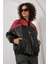 0698 Baskılı Suni Deri Bomber Ceket - Bordo 4