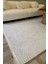 Herat Yıkanabilir Dokuma Kaymaz Taban Beyaz Halı Yolluk Kilim - HR133 1
