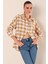 3900 Oversize Uzun Basic Gömlek - Vizon 3