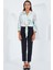 Oversize Dökümlü Crop Saten Gömlek 906 - Mint 2