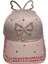 Spteks Kitti 4-8 Yaş Kız Çocuk Pembe Renk Parlak Desenli Yazlık Kep Şapka 5