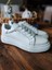 1036-BEYAZ Deri Kadın Sneaker 1