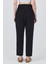 Siyah Cep Düğme Detaylı Bel Lastikli Pantolon 006 5