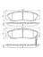 Fren Balatası Seti; Ön Honda Hr-V 1.6i 16V Vtec 4WD 10/1999 - 12/2005 91.0 - 92.0 Kw Gh 2