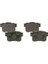 Fren Balatası Seti; Arka Honda Accord V-Tec Vıı 2.4 I 1/2001 - 11/2009 119.0 - 125.0 Kw cm 1