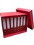 Arşiv Kutusu ve Arşiv Klasörü Set 42X35*30 ve 24X5X32 7ADET Set Kırmızı Klasör Kutusu Plastik 3