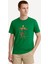 Mythical Istanbul Elowen Yeşil Erkek Tasarım Tişört Bisiklet Yaka Pamuklu Tshirt 1