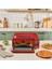 Vintage Craft Pizza Makinesi Ve Airfryer Red 2000 W 3