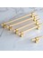 Mobilya Çekmece Mutfak Dolabı Dolap Kulpları Kulbu Altın Gold Metal Kulp 128 mm Tırtıklı Desen 2