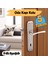 Oda Kapı Kolu (5 Takım) Inox Aynalı Sağa Sola Uygun Iç Dış Ahşap Pvc Metal Çelik Kapısı Tutamağı 1