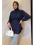 Omuz Büzgülü ve Taşlı Tesettür Gömlek P-00017234 2