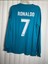 R.e.a.l M.a.d.r.i.d 2017/18 Sezonu Cristiano Ronaldo Deplasman Turkuaz Yetişkin Uzun Kol Forma 2
