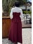Ön Tokalı Gömlek Garnili Bluz Etek Tesettür Ikili Takım P-00017077 4