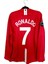 Manchester/united 2008 Moskova Ronaldo Uzun Kol Yetişkin Forma 1