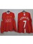Manchester/united 2008 Moskova Ronaldo Uzun Kol Yetişkin Forma 4