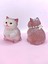 Kedi Süslü Squishy Kedi Taba Sukuşi Tüylü Yumuşacık 8 cm - Kahverengi 5