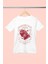 Strawberry Fıelds Forever Baskılı Standart Kalıp Bisiklet Yaka Pamuklu Kadın T-Shirt 4