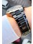 Exclusive Dual Time Özellikli Füme Kasa ve Kordon Harika Moel Erkek Kol Saati 2