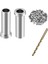 120 Paket T316 Paslanmaz Çelik Koruyucu Kovanlar Kablo Korkuluk Donanım Seti 1/8 Inç Tel Halat Kablo Korkuluk Için (Yurt Dışından) 1