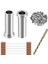 120 Paket T316 Paslanmaz Çelik Koruyucu Kovanlar Kablo Korkuluk Donanım Seti 1/8 Inç Tel Halat Kablo Korkuluk Için (Yurt Dışından) 2
