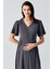 Kısa Kollu Esnek Viskoz Hamile Sabahlık Gecelik Takım 16400 4