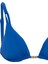 Aquaviva Kadın Saks Izabella Gold Aksesuarlı Üçgen Bikini Takımı 3