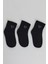 Siyah 3'lü Örme Soket Çorap 1100 2