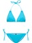 Aquaviva Kadın Mavi Stella Boyundan Bağlı Yanı Ipli Üçgen Bikini Takımı 1