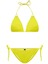 Aquaviva Kadın Neon Yeşil Stella Boyundan Bağlı Yanı Ipli Üçgen Bikini Takımı 1