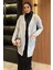 Çiçekli Tesettür Triko Hırka P-00014667 2