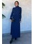 Kadın Omuz Düğme Detaylı Bluz Etek Tesettür Ikili Takım P-00013667 1