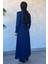 Kadın Omuz Düğme Detaylı Bluz Etek Tesettür Ikili Takım P-00013667 4