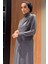 Kadın Omuz Düğme Detaylı Bluz Etek Tesettür Ikili Takım P-00013667 2