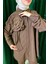 Gül Figürlü Tesettür Yazlık Tunik Pantolon Ikili Takım P-00012117 3