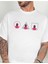 Oversize Squid Game Dizi Film Oyun Kırmızı Işık Yeşil Işık Kore Tasarımlı T-Shirt 2