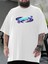 Büyük Beden Unisex Brooklyn Neon Baskılı %100 Pamuklu Bisiklet Yaka Kısa Kollu A++ Oversize Tshirt 1