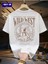 Büyük Beden Unisex Wild West Baskılı %100 Pamuklu Bisiklet Yaka Kısa Kollu A++ Oversize Tshirt 1