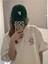 Kadın Çiçekli Baskılı Oversize Kısa Kollu Beyaz Pinterest Tshirt 2