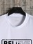 Bisiklet Yaka Believe Printed %100 Pamuk A++ Oversize T-Shirt 2