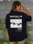 Unisex Rahat Kesim Brooklyn El Oversize T-Shirt 1