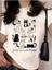 Cats Are Best Friends Baskılı Oversize T-Shirt 1