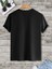 Dreamer Baskılı Siyah Unisex Oversize T-Shirt 2