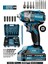 Pro 21V Çift Akülü Kömürsüz Motor Darbeli Şarjlı Matkap Somun Sıkma Sökme 1