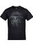 Unisex Siyah Metallica And Justice For All Gri Baskılı Tshirt 1
